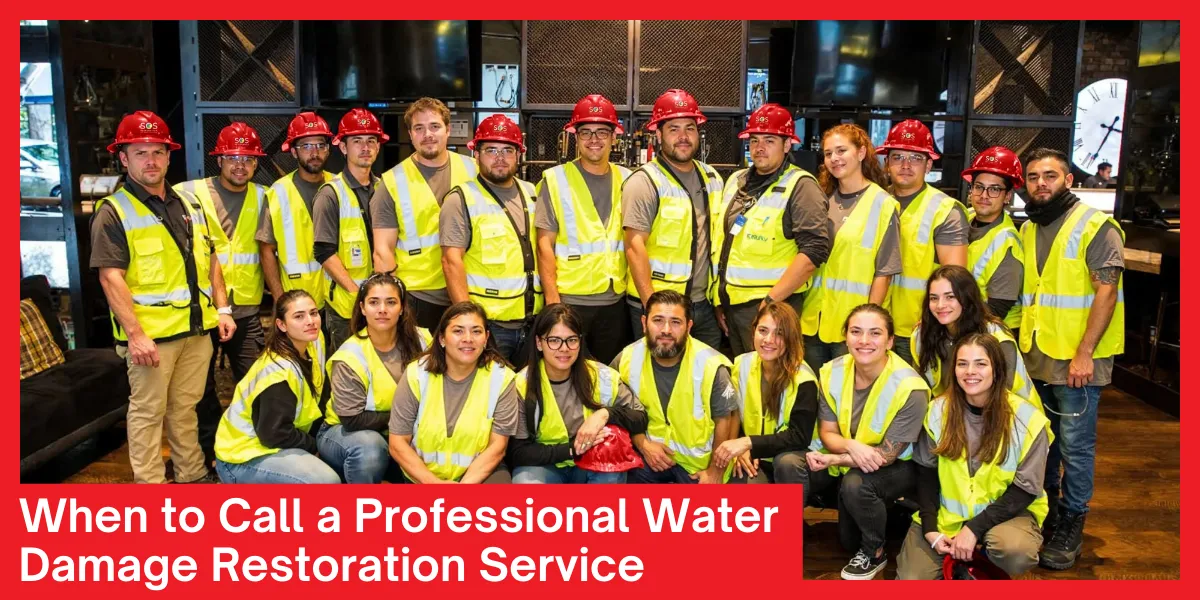 When to Call a Professional Water Damage Restoration Service When to Call a Professional Water Damage Restoration Service