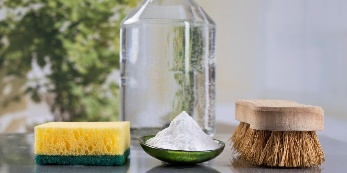 How to remove black mold from shower using  Baking Soda and Vinegar