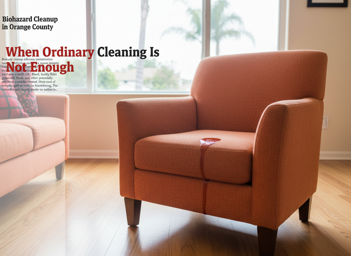 When Ordinary Cleaning Is Not Enough
