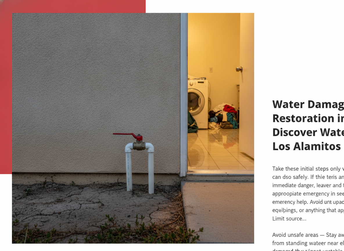 What to Do When You Discover Water Damage